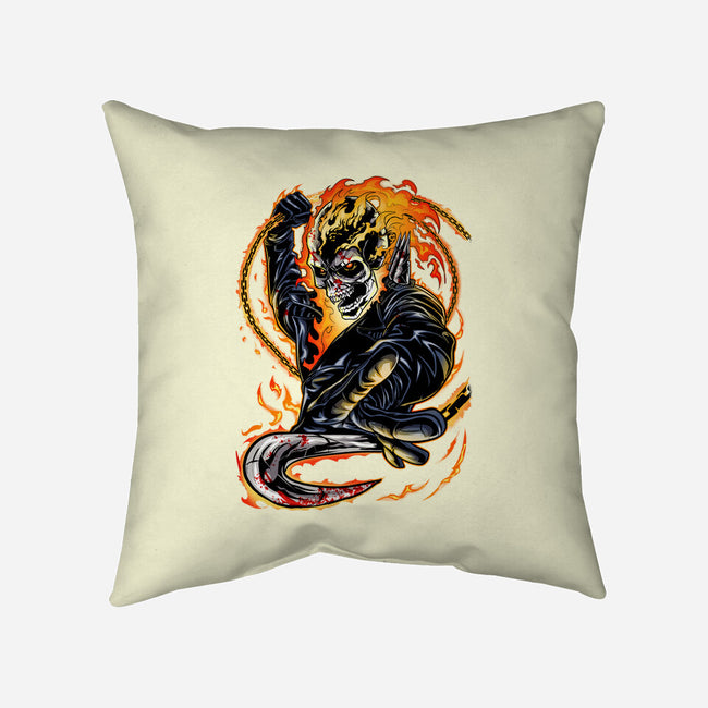 Spirit Of Vengeance-None-Removable Cover-Throw Pillow-Conjura Geek