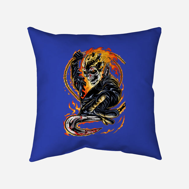 Spirit Of Vengeance-None-Removable Cover-Throw Pillow-Conjura Geek