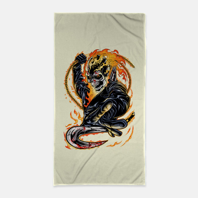 Spirit Of Vengeance-None-Beach-Towel-Conjura Geek