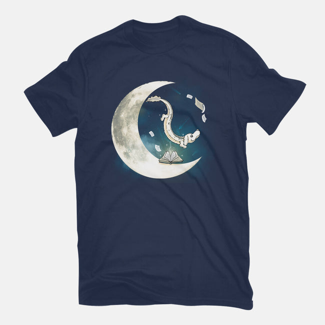 Never Ending Moon-Womens-Fitted-Tee-Vallina84