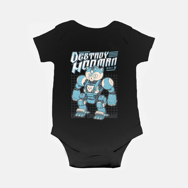 Mecha Neko-Baby-Basic-Onesie-Astrobot Invention