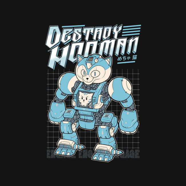 Mecha Neko-None-Removable Cover w Insert-Throw Pillow-Astrobot Invention