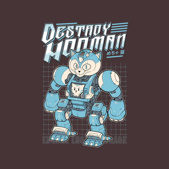 Mecha Neko-None-Removable Cover w Insert-Throw Pillow-Astrobot Invention