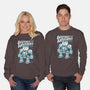 Mecha Neko-Unisex-Crew Neck-Sweatshirt-Astrobot Invention