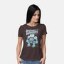 Mecha Neko-Womens-Basic-Tee-Astrobot Invention