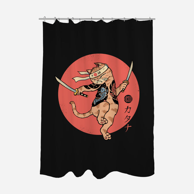 Catana Attacks-None-Polyester-Shower Curtain-vp021