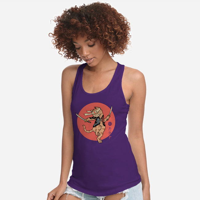 Catana Attacks-Womens-Racerback-Tank-vp021