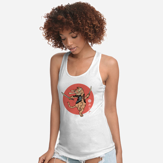 Catana Attacks-Womens-Racerback-Tank-vp021