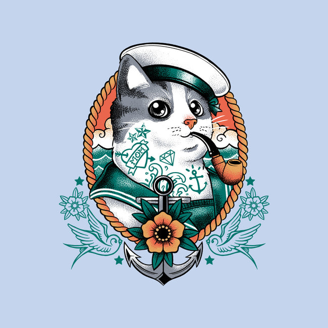 Sailor Cat Tattoo-None-Polyester-Shower Curtain-NemiMakeit