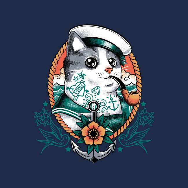 Sailor Cat Tattoo-None-Drawstring-Bag-NemiMakeit