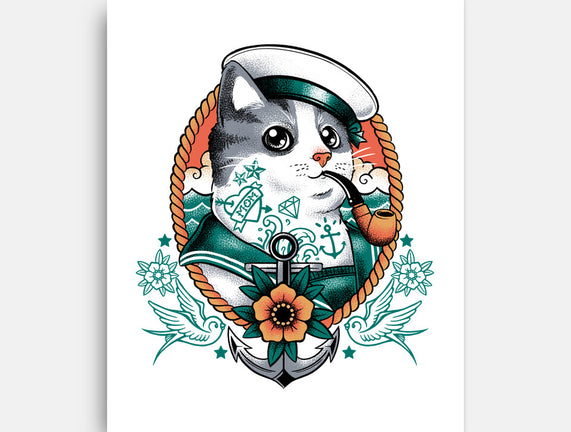 Sailor Cat Tattoo