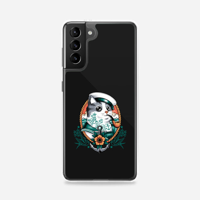 Sailor Cat Tattoo-Samsung-Snap-Phone Case-NemiMakeit