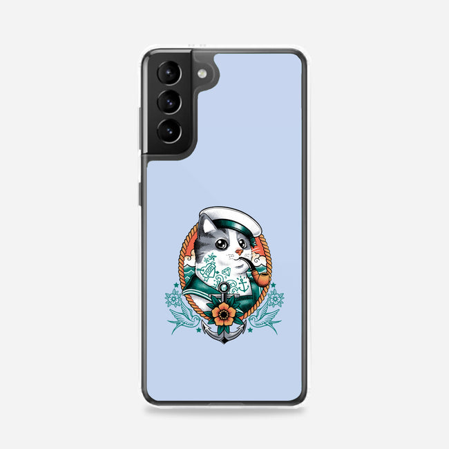 Sailor Cat Tattoo-Samsung-Snap-Phone Case-NemiMakeit