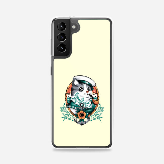 Sailor Cat Tattoo-Samsung-Snap-Phone Case-NemiMakeit