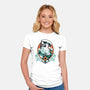 Sailor Cat Tattoo-Womens-Fitted-Tee-NemiMakeit