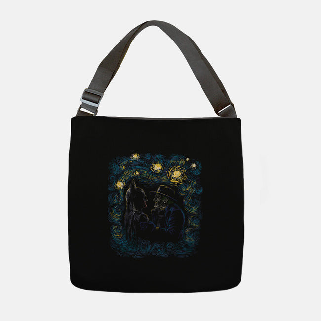 Starry Gotham-None-Adjustable Tote-Bag-zascanauta