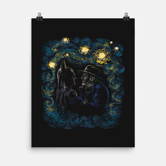 Starry Gotham-None-Matte-Poster-zascanauta