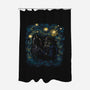 Starry Gotham-None-Polyester-Shower Curtain-zascanauta