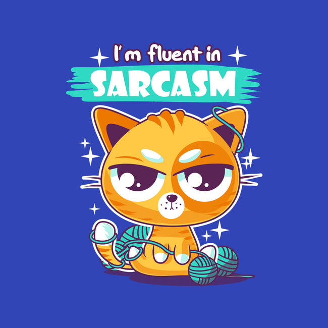 Fluent In Sarcasm-Cat-Adjustable-Pet Collar-erion_designs