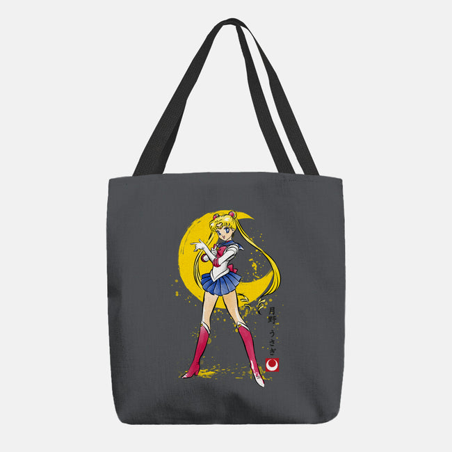 Moon Sumi-e-None-Basic Tote-Bag-DrMonekers