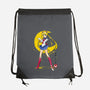 Moon Sumi-e-None-Drawstring-Bag-DrMonekers