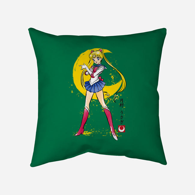 Moon Sumi-e-None-Removable Cover w Insert-Throw Pillow-DrMonekers