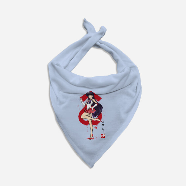 Mars Sumi-e-Cat-Bandana-Pet Collar-DrMonekers