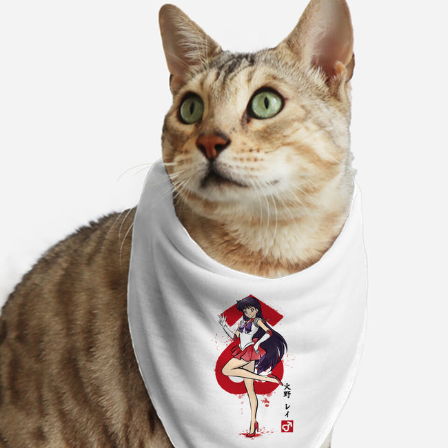 Mars Sumi-e-Cat-Bandana-Pet Collar-DrMonekers