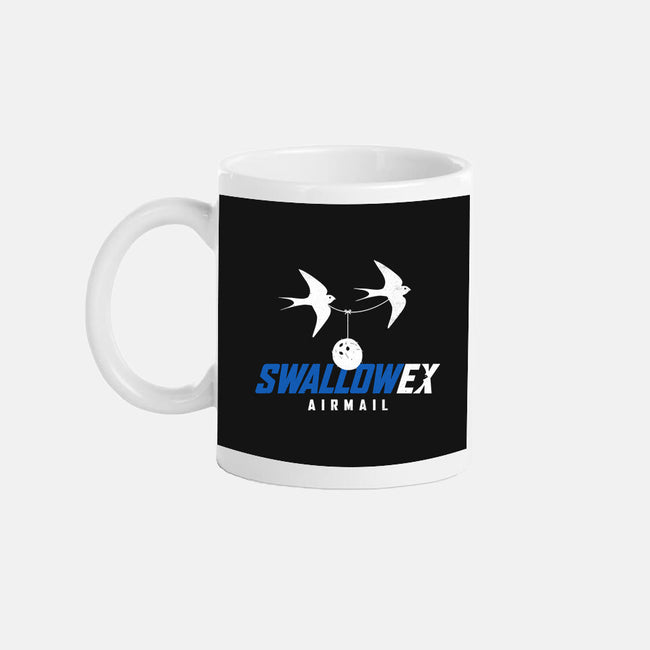 Swallow Ex Airmail-None-Mug-Drinkware-rocketman_art