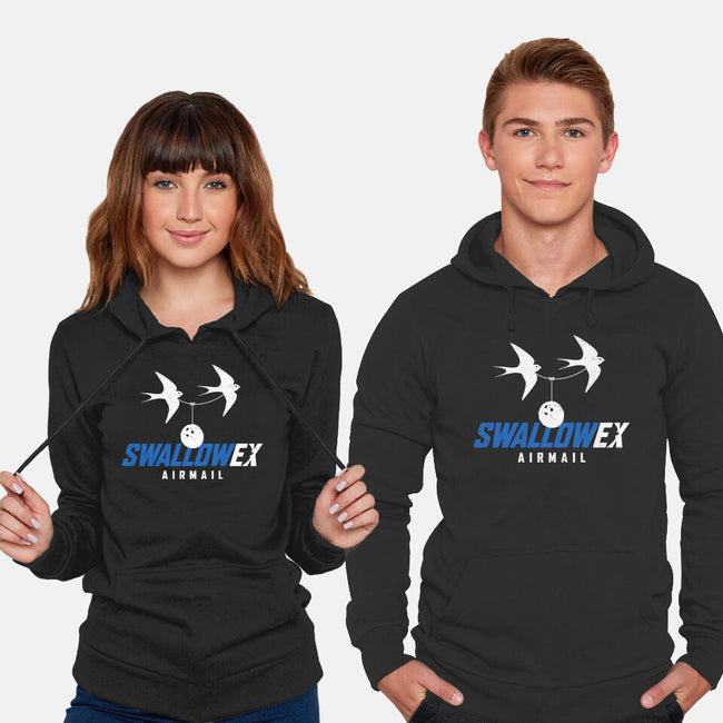 Swallow Ex Airmail-Unisex-Pullover-Sweatshirt-rocketman_art