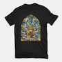 Slayer Stained Glass-Youth-Basic-Tee-line13design
