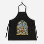 Slayer Stained Glass-Unisex-Kitchen-Apron-line13design