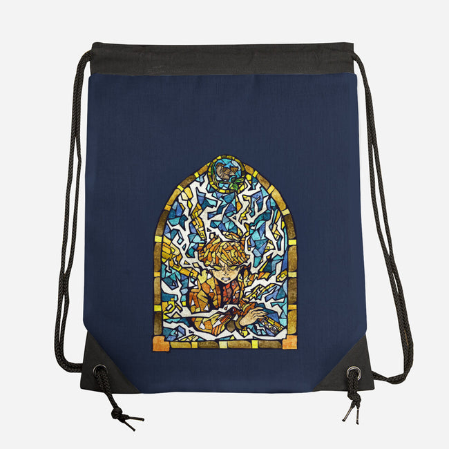 Slayer Stained Glass-None-Drawstring-Bag-line13design