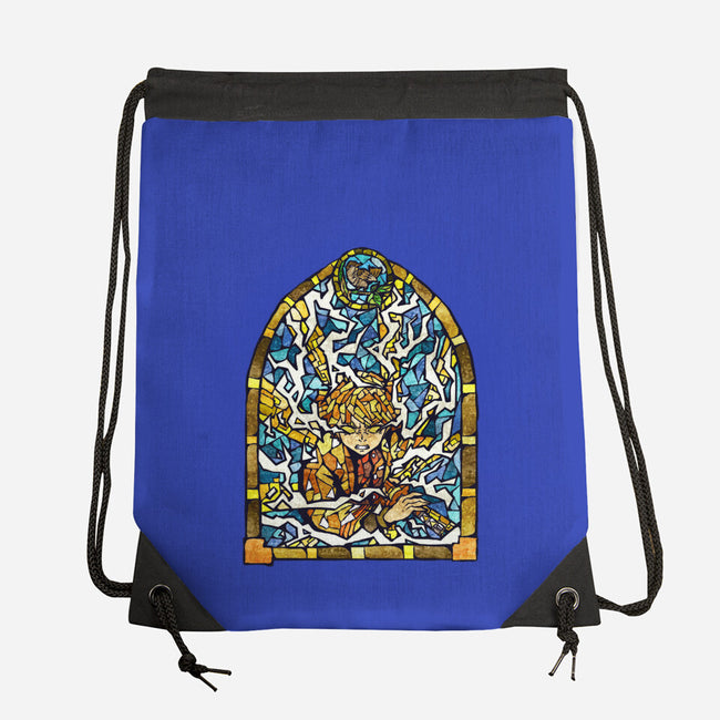 Slayer Stained Glass-None-Drawstring-Bag-line13design
