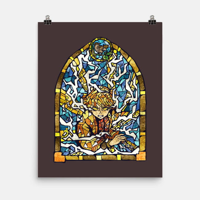 Slayer Stained Glass-None-Matte-Poster-line13design