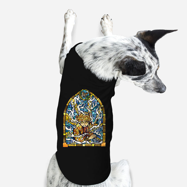 Slayer Stained Glass-Dog-Basic-Pet Tank-line13design