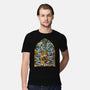 Slayer Stained Glass-Mens-Premium-Tee-line13design