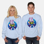 Double Conqueror-Unisex-Crew Neck-Sweatshirt-Raffiti