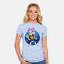 Double Conqueror-Womens-Fitted-Tee-Raffiti