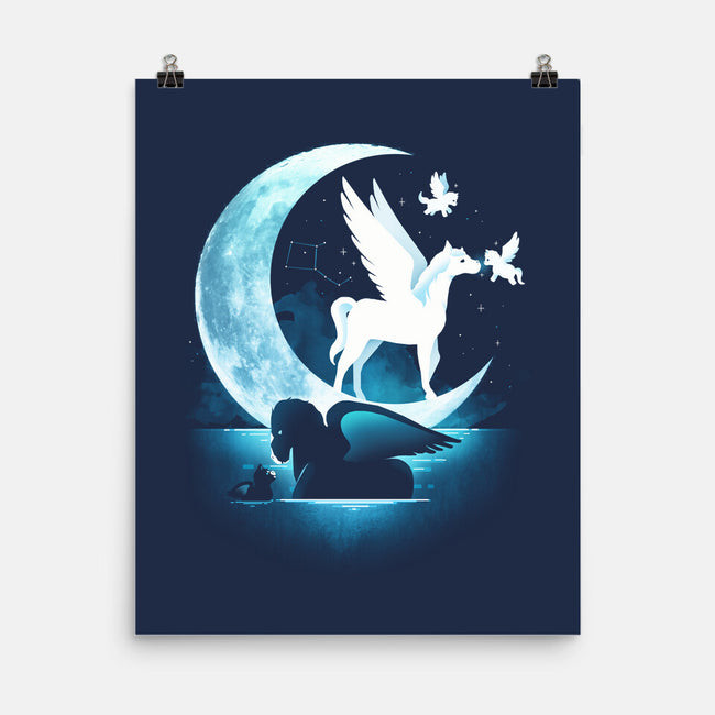 Pegasus Moon-None-Matte-Poster-Vallina84