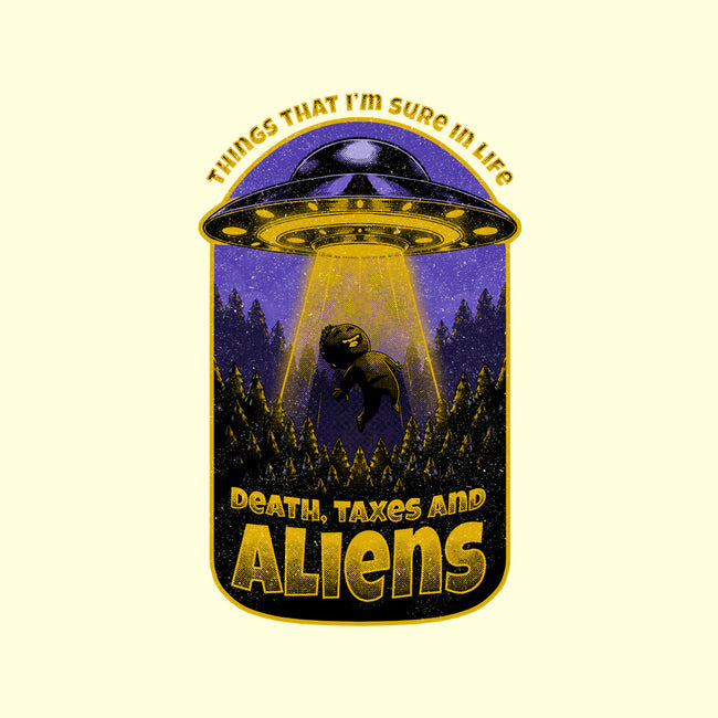 Death Taxes And Aliens-None-Removable Cover w Insert-Throw Pillow-Studio Mootant
