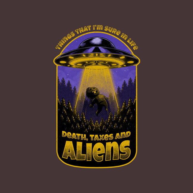 Death Taxes And Aliens-None-Removable Cover w Insert-Throw Pillow-Studio Mootant