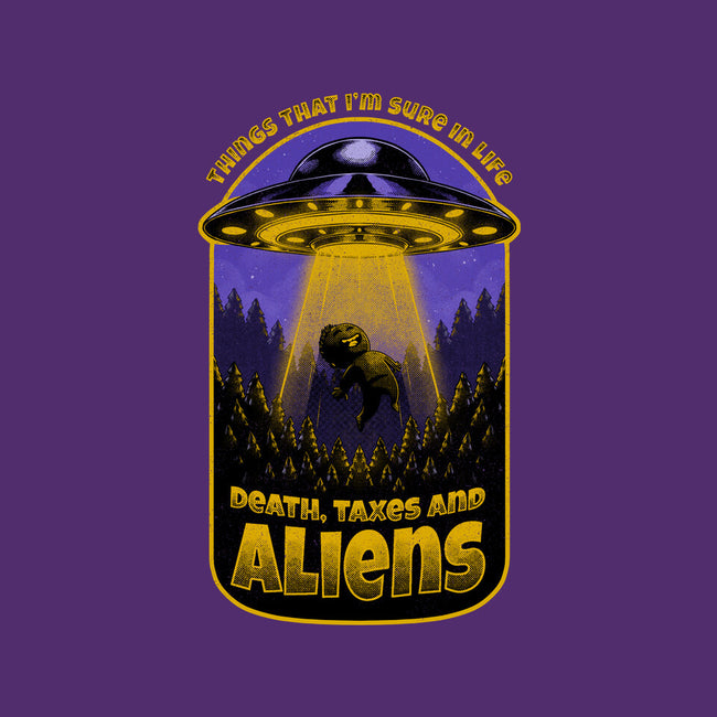 Death Taxes And Aliens-None-Removable Cover w Insert-Throw Pillow-Studio Mootant