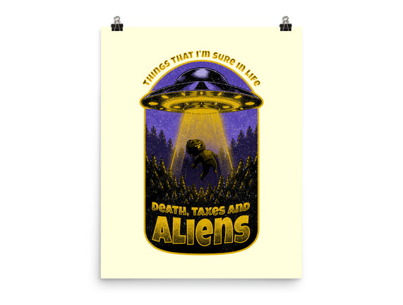 Death Taxes And Aliens