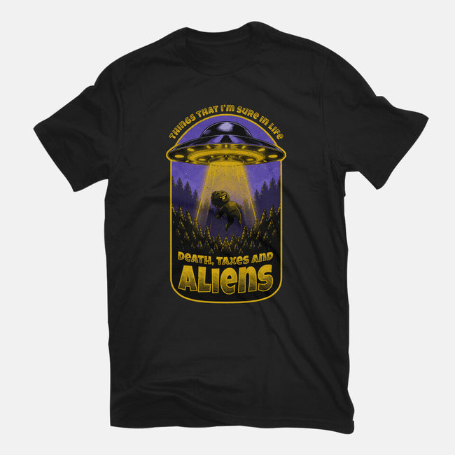 Death Taxes And Aliens-Youth-Basic-Tee-Studio Mootant