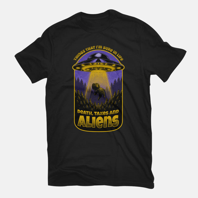 Death Taxes And Aliens-Mens-Premium-Tee-Studio Mootant