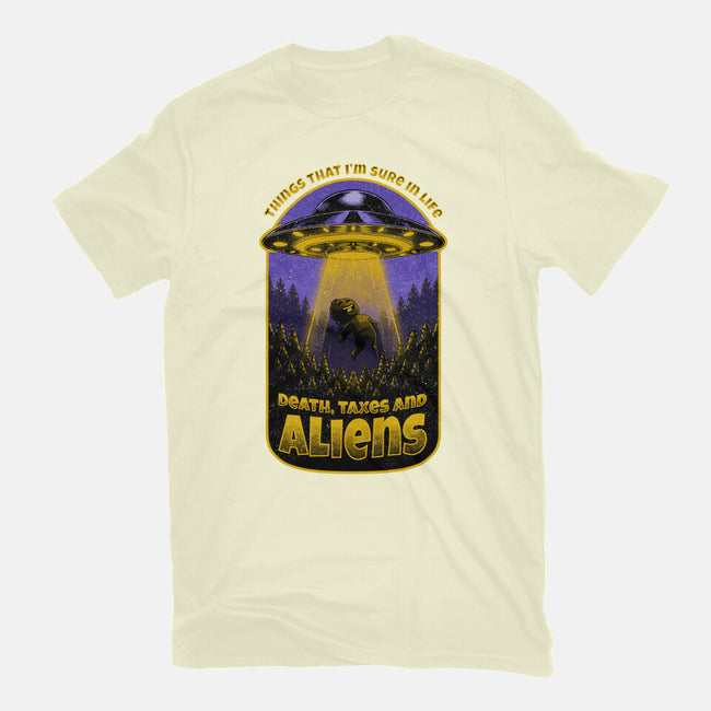 Death Taxes And Aliens-Mens-Premium-Tee-Studio Mootant