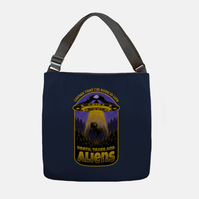Death Taxes And Aliens-None-Adjustable Tote-Bag-Studio Mootant