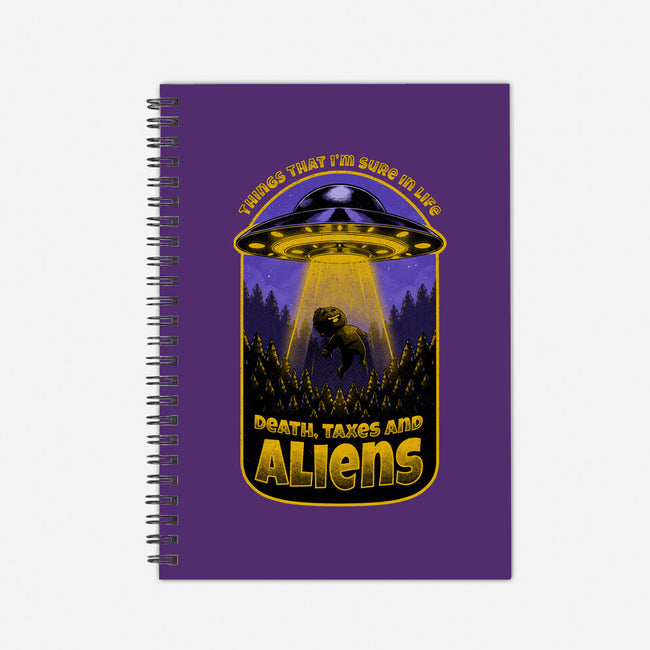 Death Taxes And Aliens-None-Dot Grid-Notebook-Studio Mootant