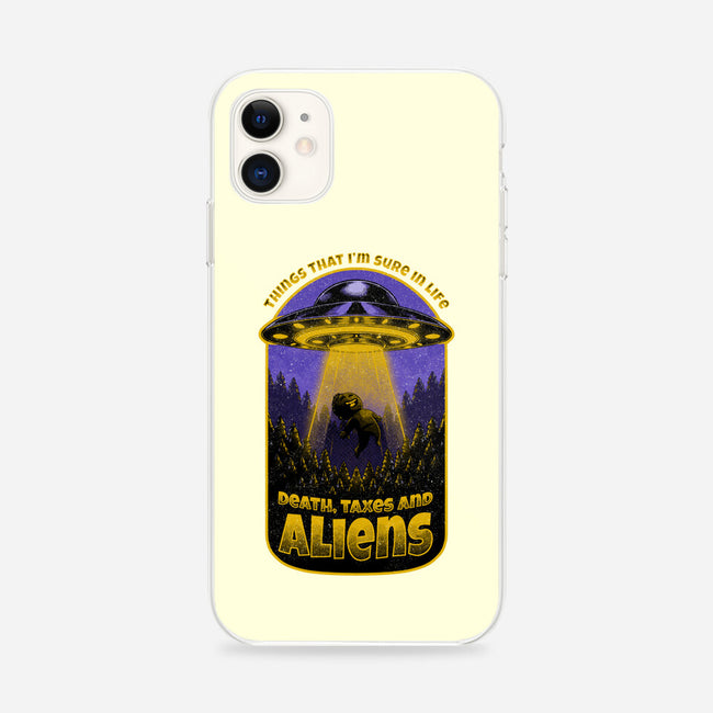 Death Taxes And Aliens-iPhone-Snap-Phone Case-Studio Mootant